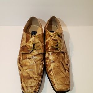 Men's Leather Morelli Shoes sz 12 Brown/Tan